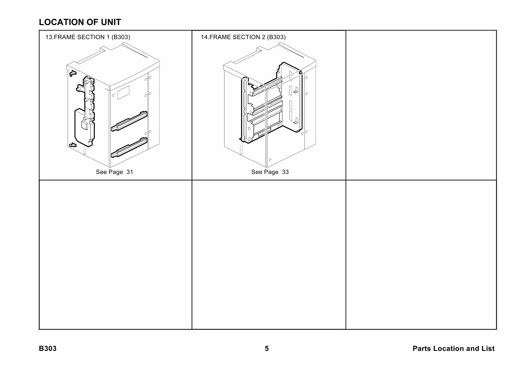 RICOH Options B303 LARGE-CAPACITY-TRAY Parts Catalog PDF download-2